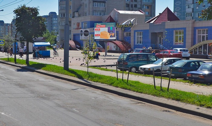 Могилев. Экран возле ТЦ «Карусель»